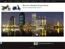 Tablet Screenshot of bangkokscooterrental.com